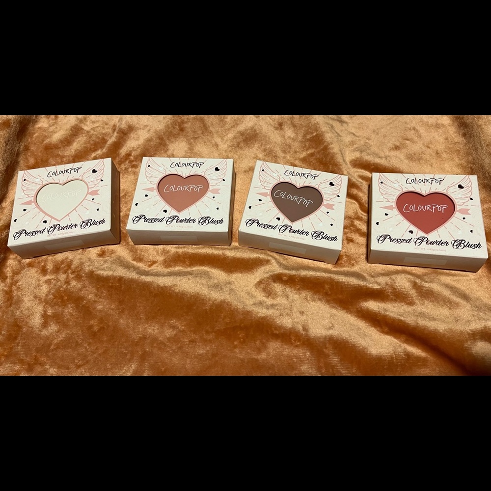 Colourpop heart shaped blushes